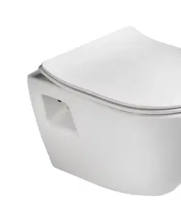 Creavit - Závesné WC PAULA keramika/biela TP325