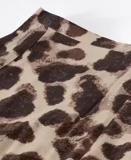Midi sukňa s potlačou