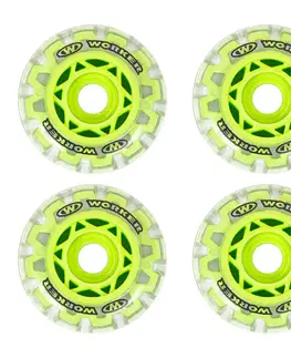 WORKER Náhradné kolieska na kolieskové korčule TriGo Skate 64mm zelená