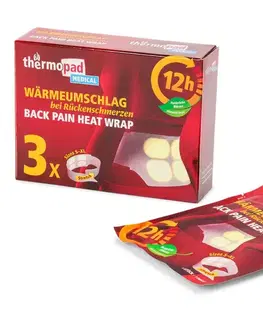 Thermopad: 3 tepelné obklady na chrbát