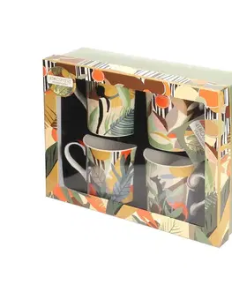 Dekoria Súprava hrnčekov Nubia 4 ks., 12 x 9 x 9 cm