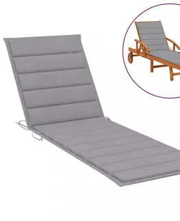 Poduška na záhradné lehátko látka Dekorhome