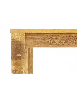 Jedálenský stôl Manu 140x90 indický masív mango