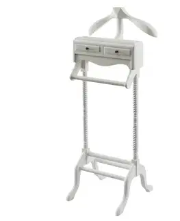 Dekoria Stojanový vešiak Chester 125 cm white, 54 x 44 x 125 cm