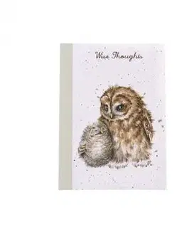Zápisník A6 linajkový "Owl-ways by Your Side" Wrendale Designs – sova