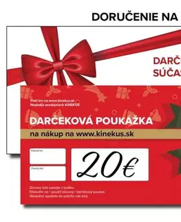 Kinekus Darčeková poukážka 20 €, červená, poštou