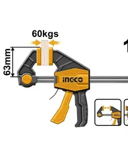 Kinekus Svorka stolárska rýchloupínacia 63x300mm INGCO