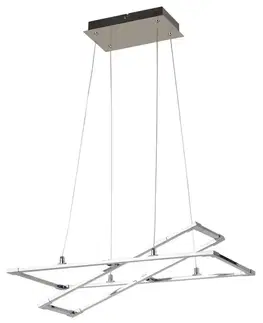 Apeti Kseros LED striebornosivá závesná stropná lampa 4000K