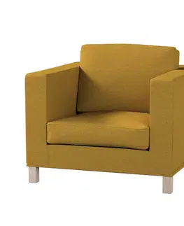Dekoria Poťah na kreslo Karlanda, krátky, žltá melanž, Poťah na kreslo Karlanda, krátky, Madrid, 162-35