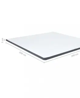 Vrchný matrac na posteľ boxspring Dekorhome
