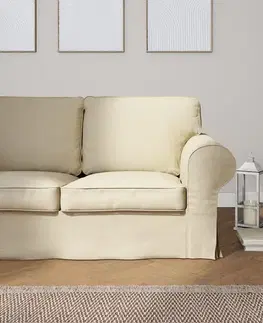 Dekoria Poťah na sedačku Ektorp (rozkladacia, pre 2 osoby) NOVÝ MODEL 2012, béžová , Poťah na sedačku Ektorp rozkladacia pre 2 osoby NOVÝ MODEL, Manchester, 701-36