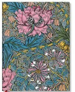 Zápisník Paperblanks Morris Pink Honeysuckle Ultra Unlined