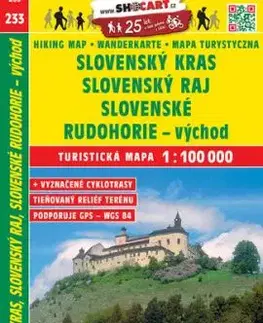 Slovenský kras, Slovenský raj, Slovenské rudohorie - východ 1:100 000 - TM 233