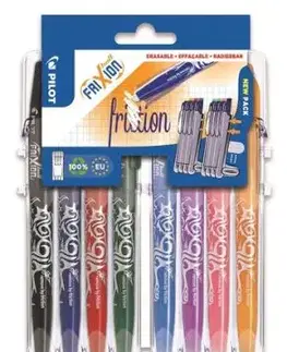 Pilot Set2Go Roller FriXion Ball 8 ks, 0.7, (M) stredný, Mix farieb