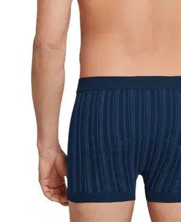 SCHIESSER šortky s jemným rebrovaným úpletom, 2 ks, modré