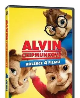 Alvin a Chipmunkové kolekce 1.-4. 4DVD