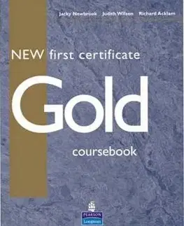 Gold new First Certificate