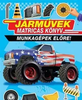 Járművek matricás könyv