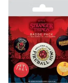Set odznakov Stranger Things