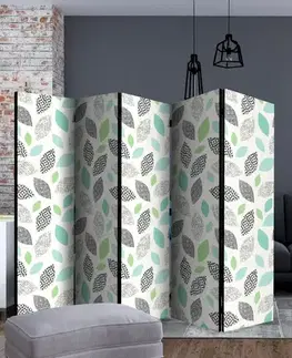 Paraván Patterned Leaves Dekorhome