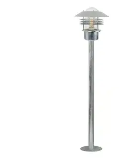 Nordlux - vonkajšie svietidlo VEJERS 1xE27/60W/230V IP54 strieborné 92 cm 25118031