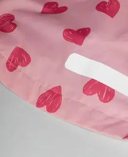 Detská bunda do dažďa, srdiečka