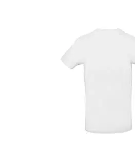 B&C Tričko B&C - biele XXXL