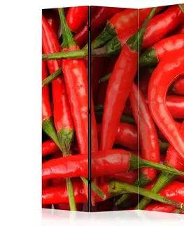 Paraván Chili pepper - background Dekorhome