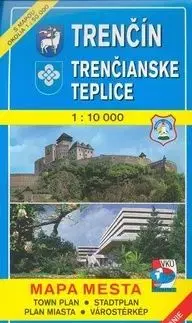 Trenčín-Tr.Teplica MM 1:10 tisMapa mesta Town plan Stadtplan Plan miast