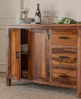 Komoda Rami 140x90x45 indický masív palisander