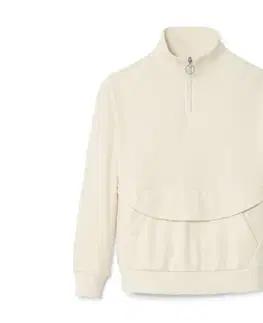 Detská mikina s vysokým golierom na zips