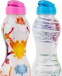 Kinekus Fľaša športová, plastová, 600ml, mix farieb