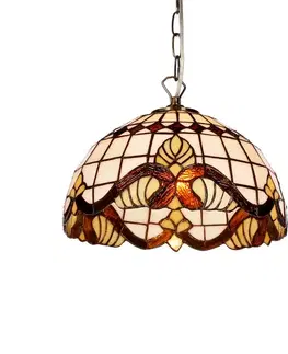 Závesná lampa Marsala 30 Patina 1X60 E27 Tienidlo z farebného skla