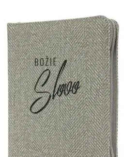 Biblia s DT, sivá so zipsom, ekum preklad, vreckový formát, 2023
