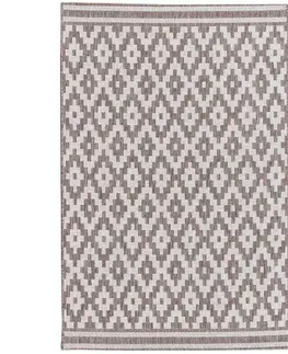 Dekoria Koberec Modern Rhombs mink/wool 160 x 230 cm, 160 x 230 cm