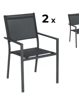 Elvisia Záhradné stoličky DITTE | 2 kusy