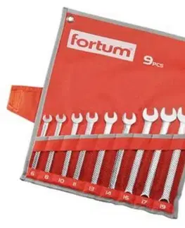FORTUM Kľúče očko-vidlicové 9D FORTUM