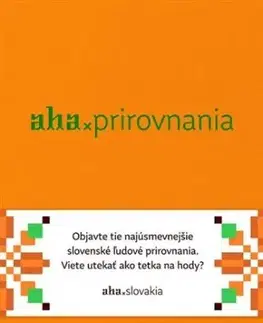 Aha - prirovnania - Tomáš Kompaník