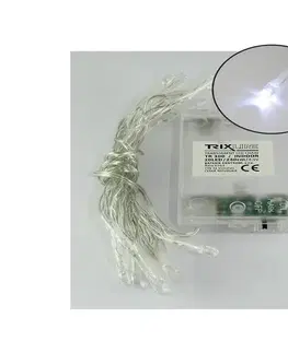  LED  reťaz 20xLED/2 funkcie 2,4m studená biela P492