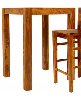 Barový stôl 80x110x80 indický masív palisander
