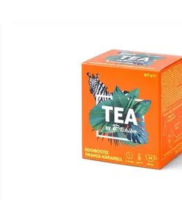 TEA by Tchibo čaj Rooibos s príchuťou pomaranča a karamelu - 8 x 20