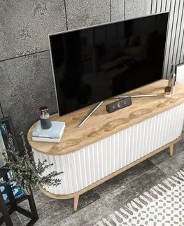 TV stolík Stor - Oud Oak, White