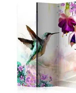 Paraván Hummingbirds and Flowers Dekorhome
