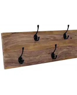 Vešiak Rami s 5 háčikmi 90x25x2,5 indický masív palisander
