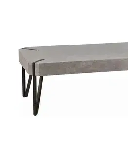 Halmar Konferenčný stolík EMILY 42x110 cm betón V-CH-EMILY-LAW-BETON