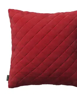 Dekoria Obliečka Kinga pikovaná 43 x 43 cm, Rød, 43 x 43 cm, Velvet, 704-15