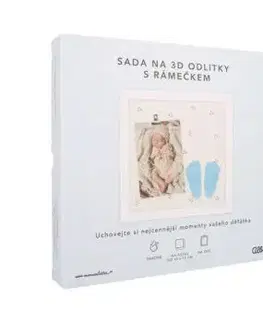 Fotorámik pre bábätko so sadou na 3D odliatky – pre chlapčeka