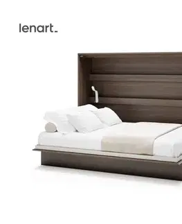 Dig-net nábytok Sklápacia posteľ Lenart BED CONCEPT BC-04 dub dunin | 140 x 200 cm