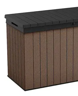 Plastový úložný box 662 L (hnedý)
