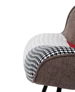 Hojdacie kreslo PW2, patchwork